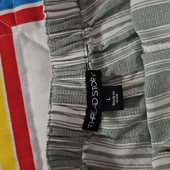 Thread story size lg cropped pantsuit open back tiesat bra line. - Picture 6 of 7